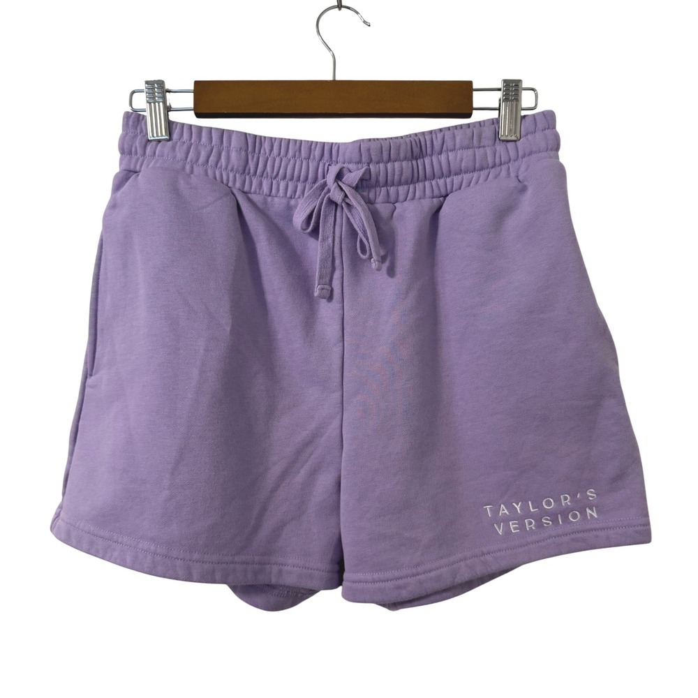 Emacity Threads Speak Now Sweatshorts‎ Womens M Purple Loungewear Comfy